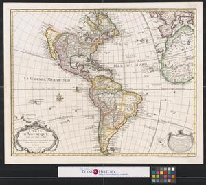 Primary view of Carte d'Amerique : dressée pour l'usage du roy.