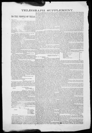 Primary view of Houston Telegraph (Houston, Tex.), Ed. 1 Tuesday, June 23, 1863