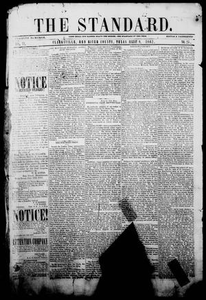 Primary view of The Standard. (Clarksville, Tex.), Vol. 19, No. 25, Ed. 1 Saturday, August 9, 1862