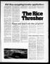Newspaper: The Rice Thresher (Houston, Tex.), Vol. 65, No. 24, Ed. 1 Thursday, F…