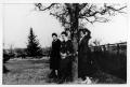 Photograph: [Estella Kettner and Friends Standing by a Tree]