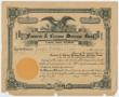 Legal Document: [Stock Share Certificate From Farmers & Citizens Savings Bank]