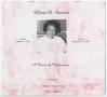 Pamphlet: [Funeral Program for Gloria D. Steward, September 27, 2003]