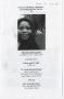 Pamphlet: [Funeral Program for Donna Evette James, April 27, 2001]