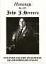 Pamphlet: [Program for a tribute and benefit in honor of John J. Herrera - 1986…