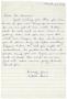 Letter: [Letter from Antonia Garcia to John J. Herrera - 1974-03-26]