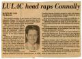 Clipping: LULAC head raps Connally
