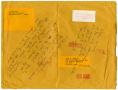 Letter: [Notes written on envelope from M. Cabello to John J. Herrera]