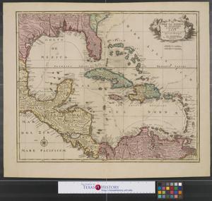 Primary view of De Golf van Mexico de eilanden en het omleggende land : zaamengesteld en op nieuw gecorrigeerd volgens de beste waarnemingen.