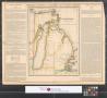 Map: Geographical, statistical, and historical map of Michigan Territory.