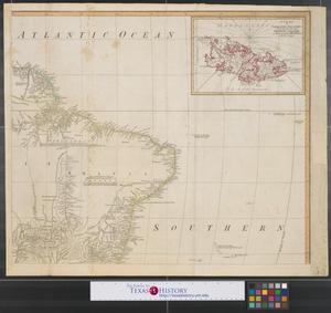 Primary view of A map of South America : containing Tierra-Firma, Guayana, New Granada, Amazonia, Brasil, Peru, Paraguay, Chaco, Tucuman, Chili and Patagonia [Sheet 4].