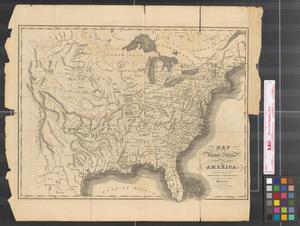 Primary view of Map of the United States of America: comprehending the western territory with the course of the Missouri.