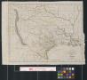 Map: Map of the state of Coahuila and Texas.
