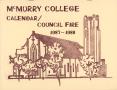 Book: Council Fire, Handbook of McMurry College, 1987-1988
