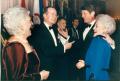 Photograph: [Barbara and George H.W. Bush speak with Charlie Wilson and Ann Richa…