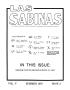 Journal/Magazine/Newsletter: Las Sabinas, Volume 5, Number 2, April 1979
