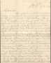 Letter: Letter to Cromwell Anson Jones, 26 July 1882