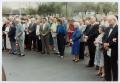Photograph: [Crowd at the Helen Hall Library Dedication]