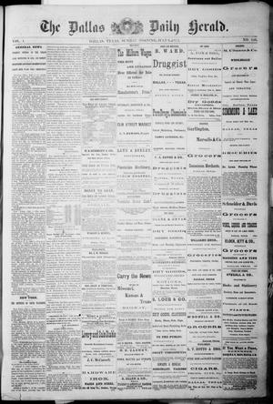 Primary view of The Dallas Daily Herald. (Dallas, Tex.), Vol. 1, No. 126, Ed. 1 Sunday, July 6, 1873