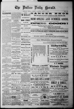 Primary view of The Dallas Daily Herald. (Dallas, Tex.), Vol. 2, No. 105, Ed. 1 Friday, June 12, 1874