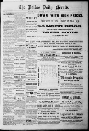 Primary view of The Dallas Daily Herald. (Dallas, Tex.), Vol. 2, No. 117, Ed. 1 Friday, June 26, 1874