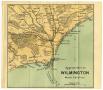 Map: Approaches to Wilmington North Carolina.