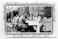 Photograph: Seven Officers at table- Camp Blanding 1942