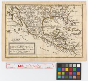 Primary view of A map of Mexico or New Spain, Florida now called Louisiana and part of California &c.