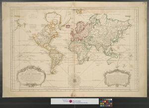 Primary view of Carte reduite des parties connues du globe terrestre : dressée au dépost des Cartes Plans et Journaux de la Marine.