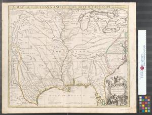 Primary view of A map of Louisiana and of the River Mississipi.