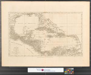 Primary view of An index map to the following sixteen sheets being a compleat chart of the West Indies : with letters in the margin to direct the placing the different sheets in their proper places.