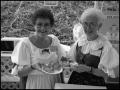 Photograph: [Mary Ann Kleffner and Irene Mazoch with Kolaches]
