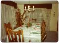 Photograph: [Christmas Place Setting on Long Table]