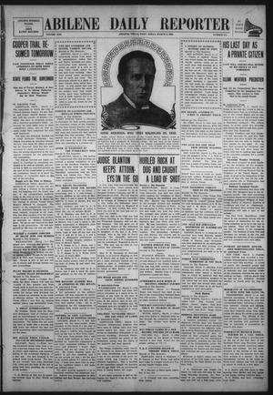 Primary view of Abilene Daily Reporter (Abilene, Tex.), Vol. 13, No. 178, Ed. 1 Wednesday, March 3, 1909