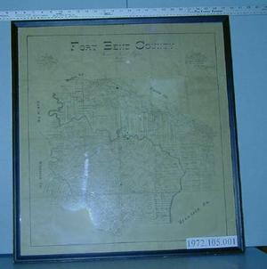 Primary view of [Map of Fort Bend County "General Land Office"  March 1893.]