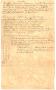 Text: [Memorandum of business to be transacted in Austin, 1837]