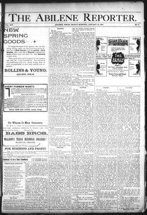 Primary view of The Abilene Reporter. (Abilene, Tex.), Vol. 14, No. 4, Ed. 1 Friday, January 25, 1895