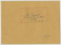 Primary view of [Envelope from J. D. Tippit Case]