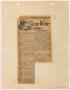 Primary view of [Newspaper Clipping: Stump Water]