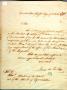 Letter: de Zavala resignation October 17th 1836
