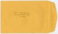 Primary view of [Envelope Which Once Included Notes of Jack Ruby]