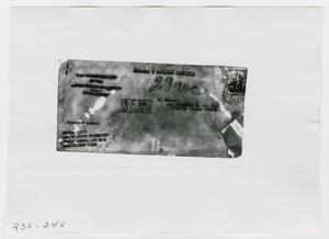 Primary view of object titled '[Document, Photograph #7]'.