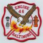 Physical Object: [Baltimore, Maryland Fire Department Patch]