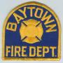 Physical Object: [Baytown, Texas Fire Department Patch]