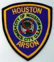 Physical Object: [Houston, Texas Fire Department Arson Division Patch]