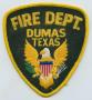 Physical Object: [Dumas, Texas Fire Department Patch]