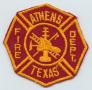 Physical Object: [Athens, Texas Fire Department Patch]