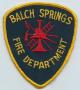 Physical Object: [Balch Springs, Texas Fire Department Patch]