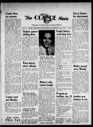 Claude News (Claude, Tex.), Vol. 75, No. 23, Ed. 1 Thursday, January 21, 1965