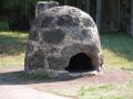 Photograph: Outdoor oven at Mission San Jose